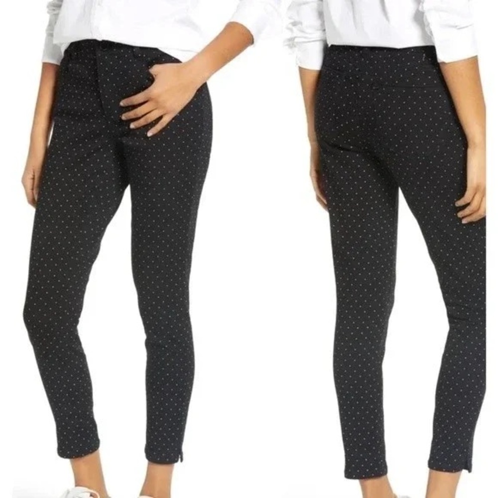 Wit and Wisdom Ab-solution Polka Dot Skinny Pants